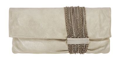 Jimmy Choo Chandra Chain Clutch, front view